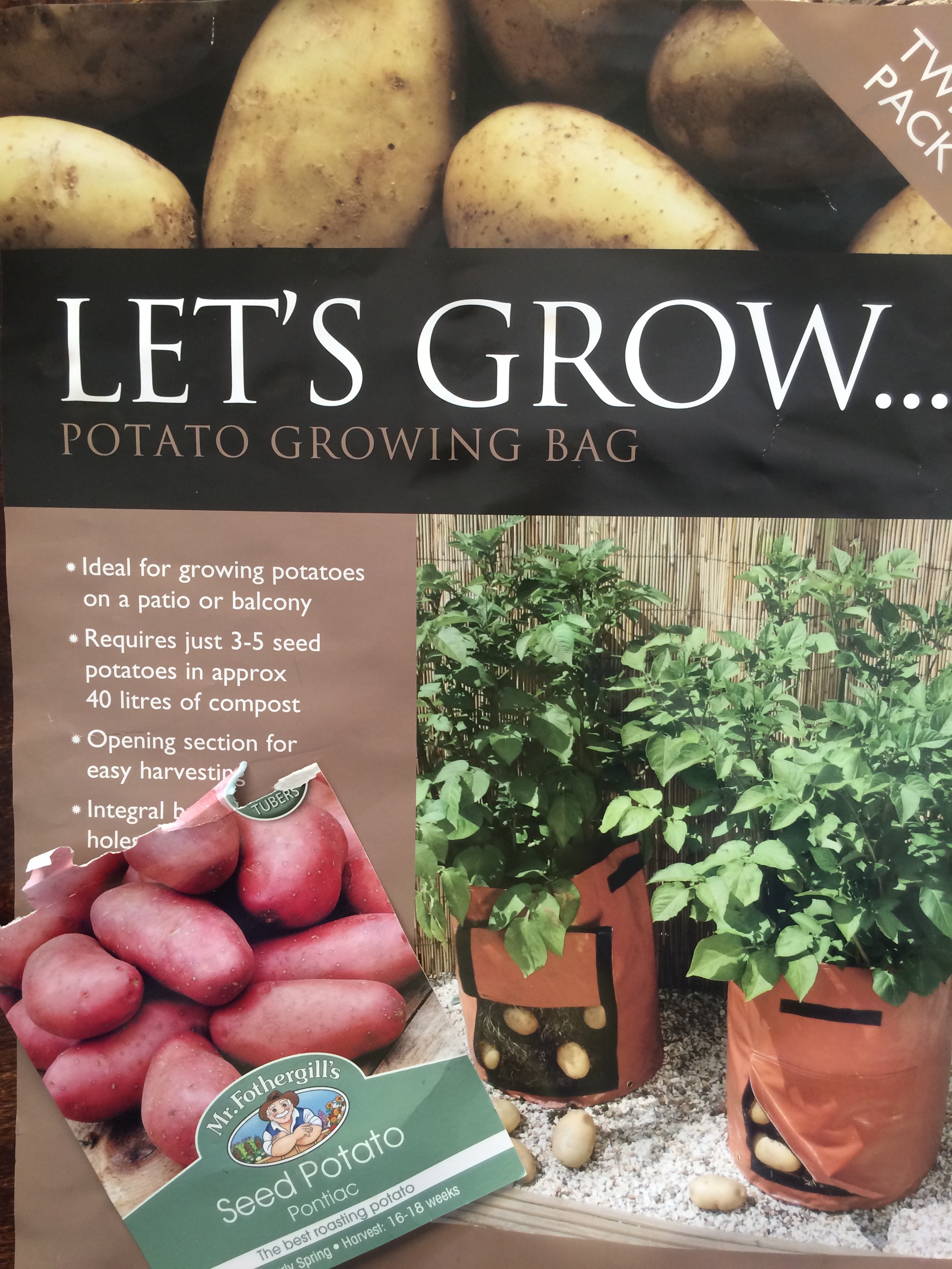 Potato Grow Bag  Mr Fothergill's